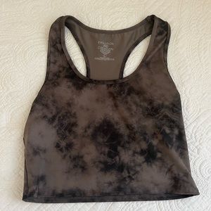Athletic crop top